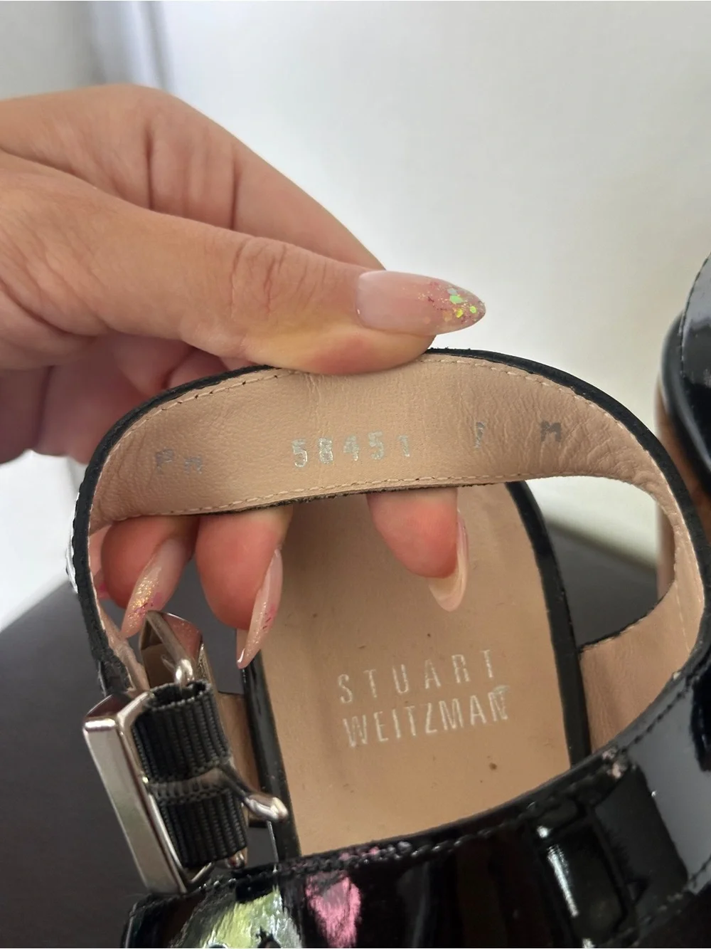 Stuart Weitzman Two Much Wedge | Size 7